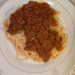 pasta med kødsauce